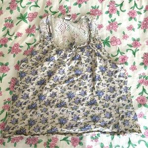 Forever 21 Floral Baby Tee